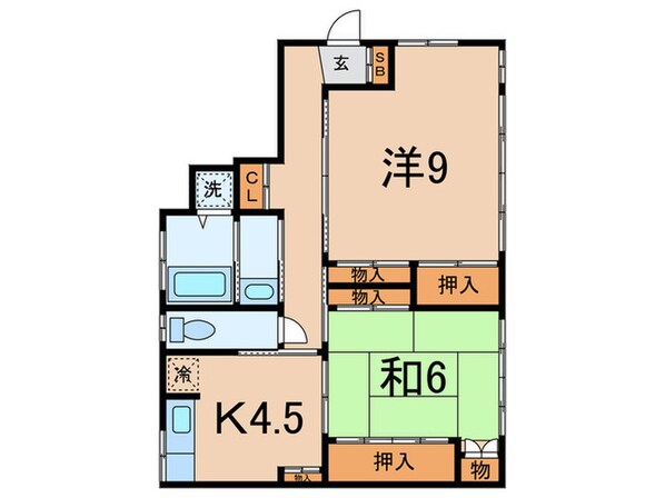 大岡山ハウスの物件間取画像